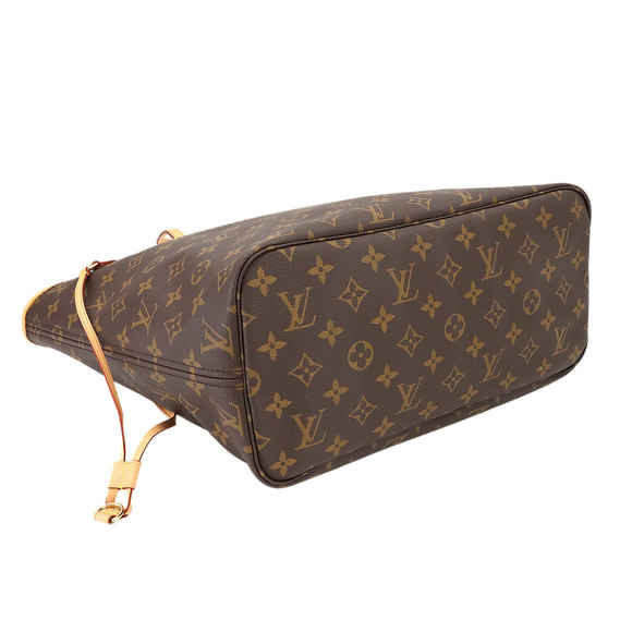 Louis Vuitton Monogram Neverfull MM Tote Bag, Brown/Beige, M40995, RFID, Gold... - Picture 5 of 8